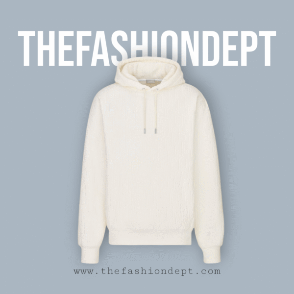 Signature Oblique Hoodie White