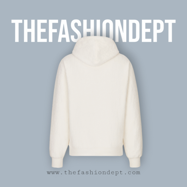 Signature Oblique Hoodie White - Image 2