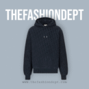 Signature Oblique Hoodie Blue