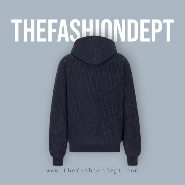 Signature Oblique Hoodie Blue - Image 2