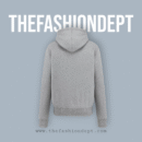 Signature Hoodie "CD" Emblem Gray Pink