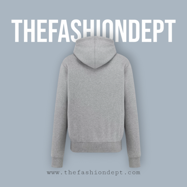 Signature Hoodie "CD" Emblem Gray Pink - Image 2