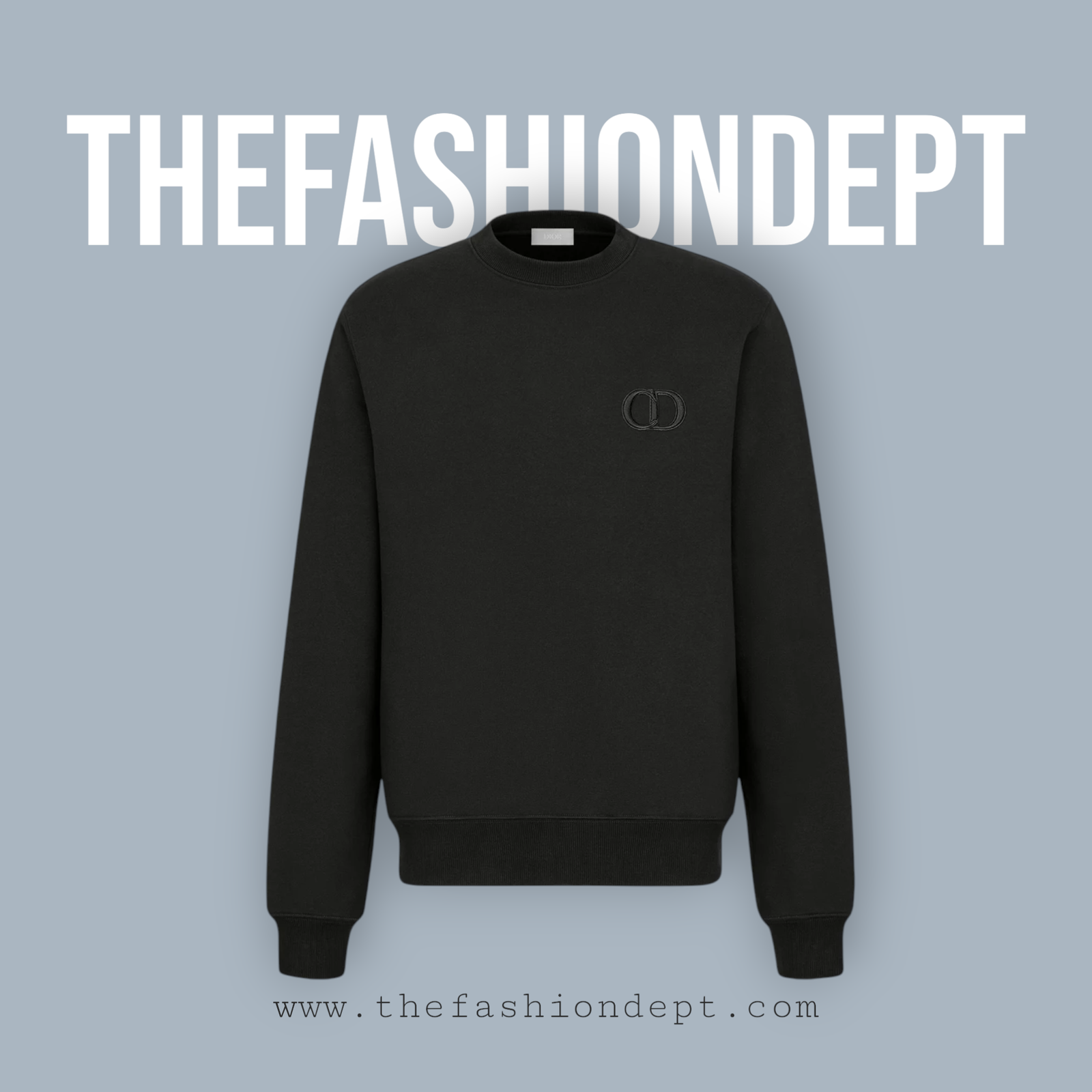 113J699A0531C989_E01-1-Photoroom Sweater "CD" Emblem Black