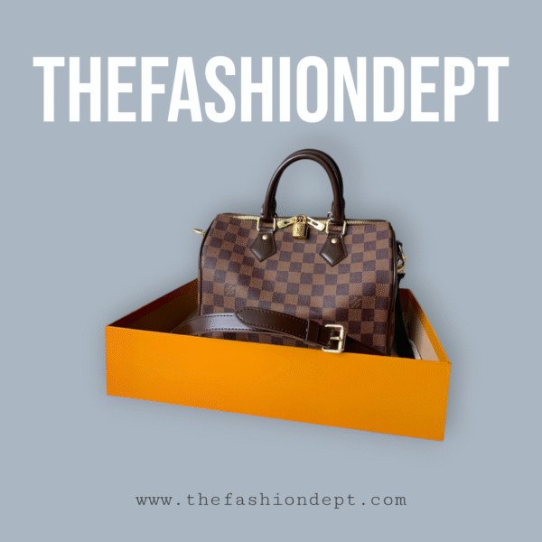 Speedy 25 damier ebène brown