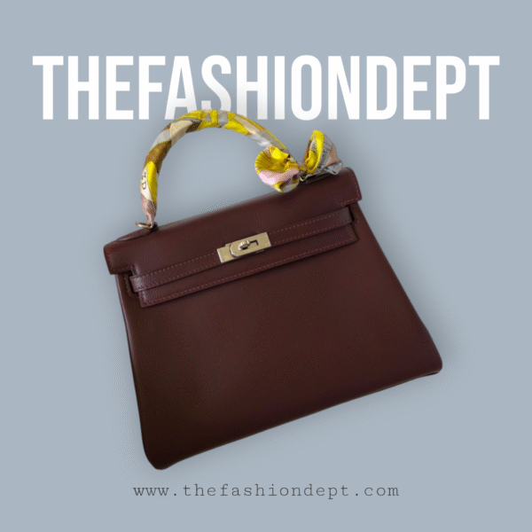 Kelly 25 bordeaux, gold