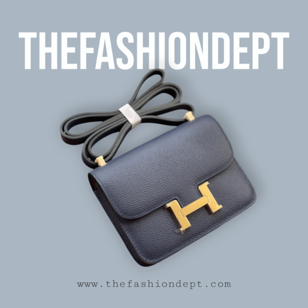 Constance mini navy, gold