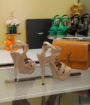 Tribute platform sandal blush pink 135MM