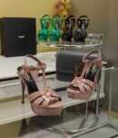 Tribute platform sandal blush pink 135MM