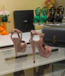 Tribute platform sandal blush pink 135MM