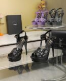 Tribute platform sandal blush pink 135MM