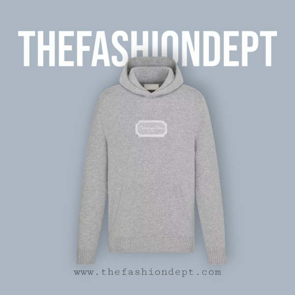 Hoodie "Christian Dior" Emblem Gray