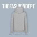 Hoodie "Christian Dior" Emblem Gray