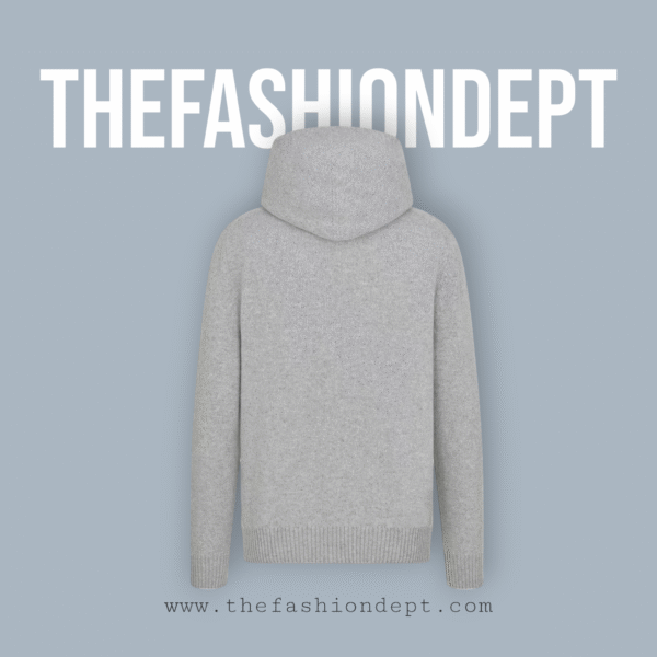 Hoodie "Christian Dior" Emblem Gray - Image 2