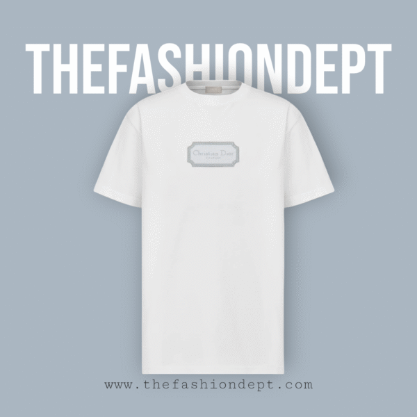 Relaxed-fit T-shirt Christian Dior Emblem White