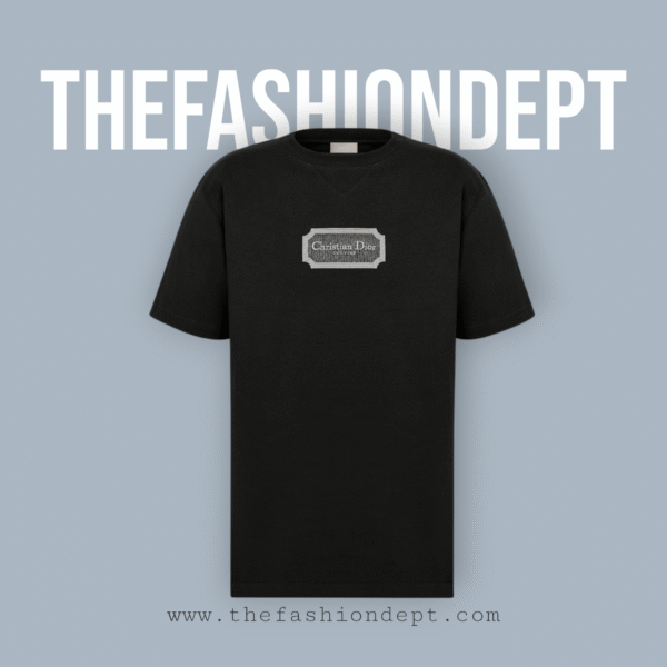 Relaxed-fit T-shirt Christian Dior Emblem Black
