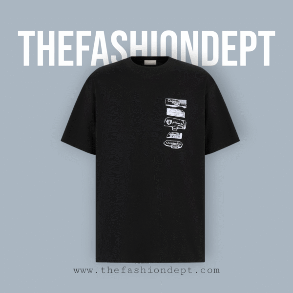 Relaxed-fit T-shirt with Dior Print SS25 Black