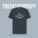 Relaxed-fit T-shirt with Dior "For my real friends" Print SS25 Blue