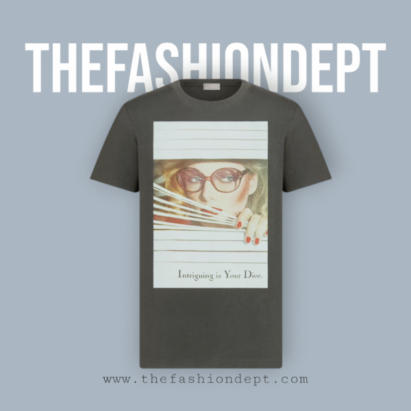 Dior Heritage Print Regular fit T-shirt Gray
