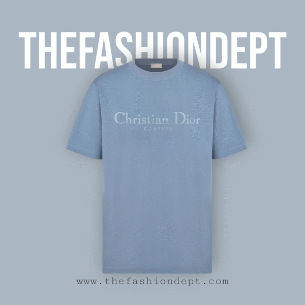 Relaxed-fit T-shirt with Christian Dior Couture logo Blue