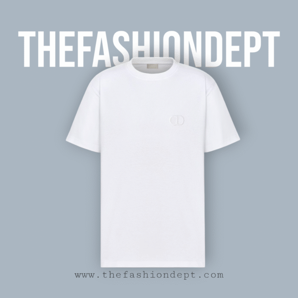 Relaxed-fit T-shirt with CD Icon White