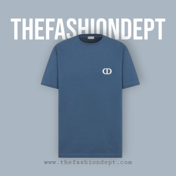 Relaxed-fit T-shirt with CD Icon Dark Blue