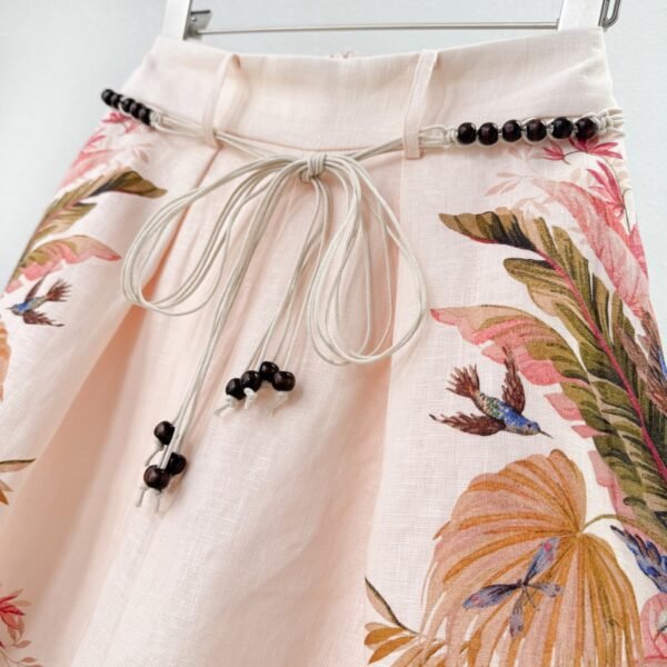 Ascension beaded floral linen shorts - Image 2