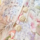 Illuminate drawn blouse ivory tropical