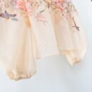 Illuminate drawn blouse ivory tropical