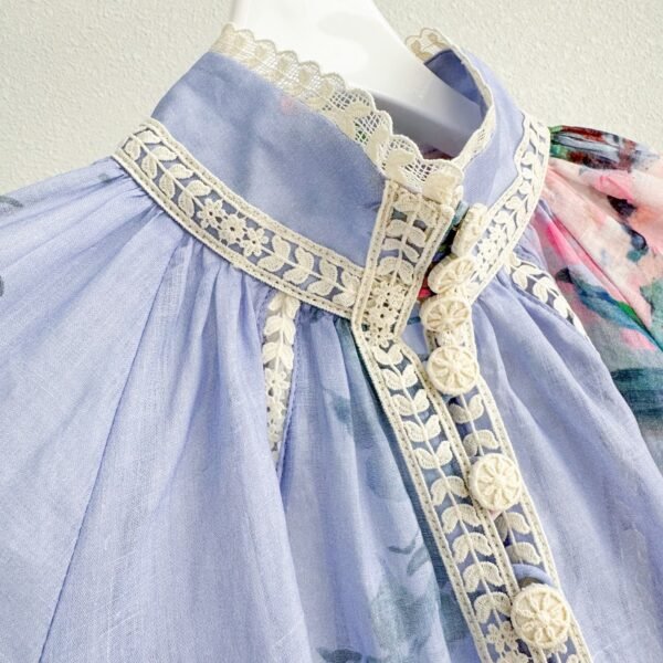 Blouse everley lace trim - Image 2