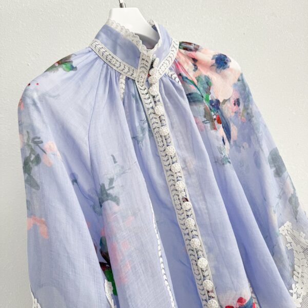 Blouse everley lace trim - Image 3