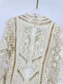 Illuminate Cornelli crochet minidress