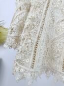 Illuminate Cornelli crochet minidress