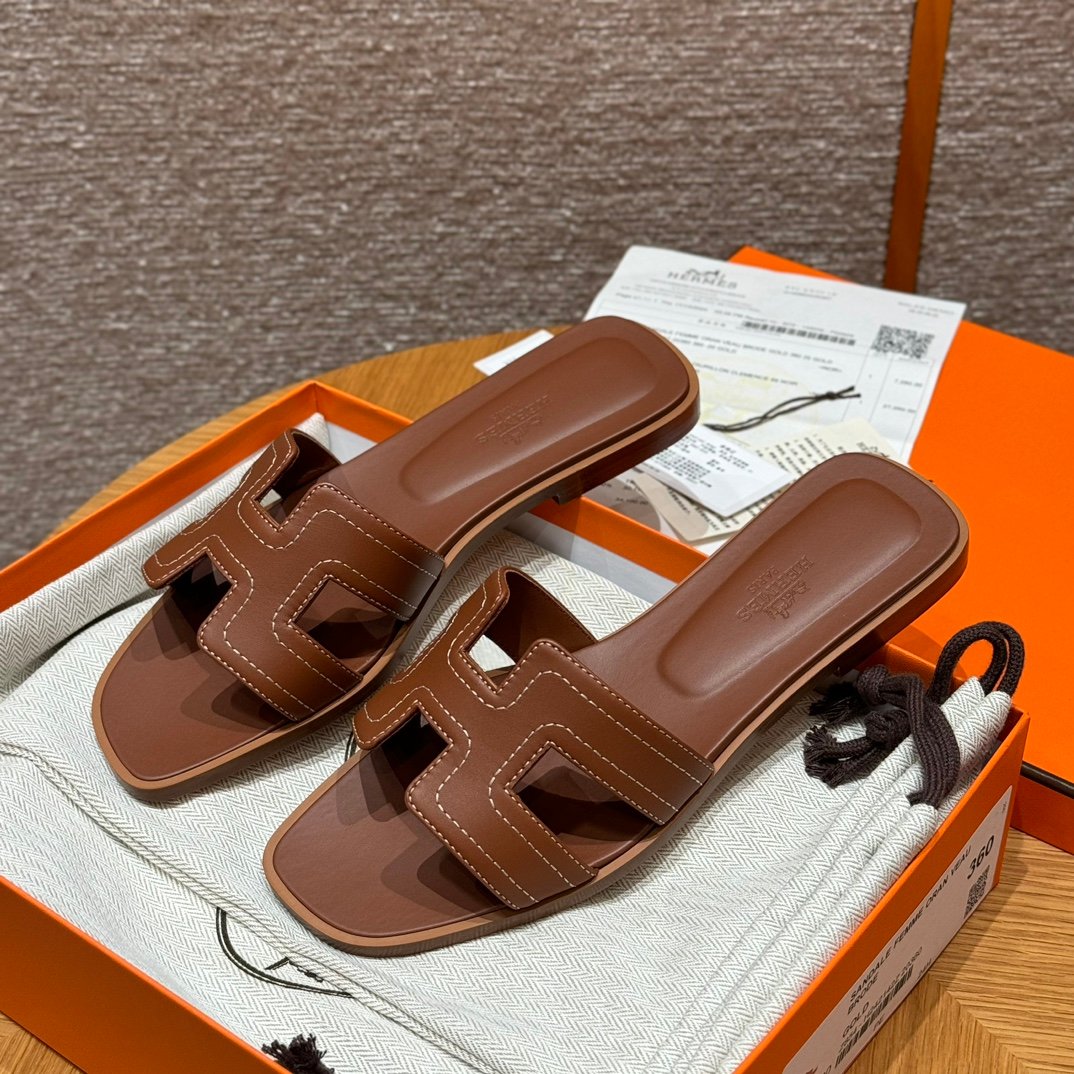Oran sandal brown embroidered