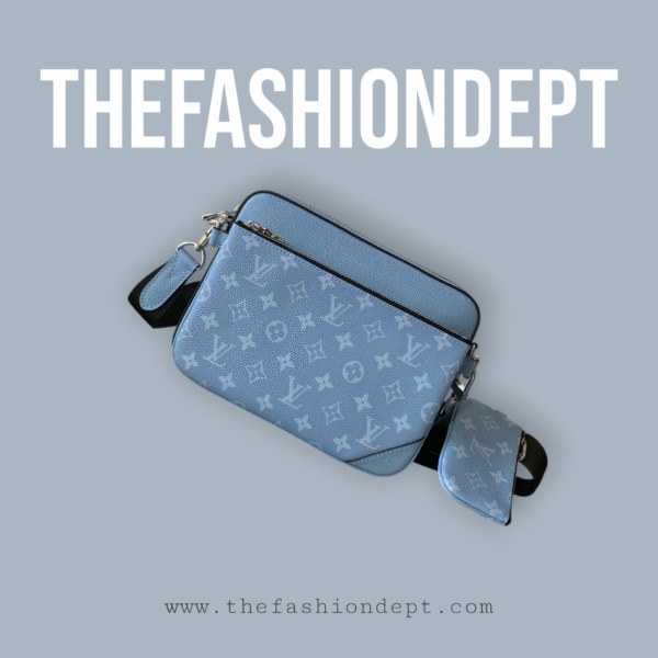 Trio Messenger Bag Baby Blue