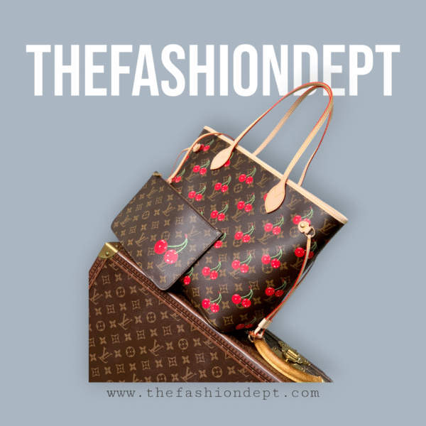Neverfull LV X TM sunset cherry monogram