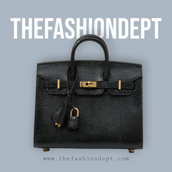 Birkin 30 black lizard