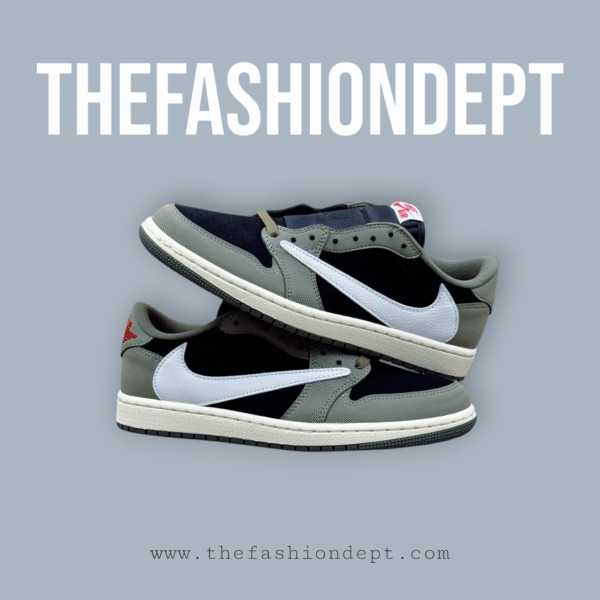 Travis Scott x Air Jordan AJ 1 Low OG Black Olive