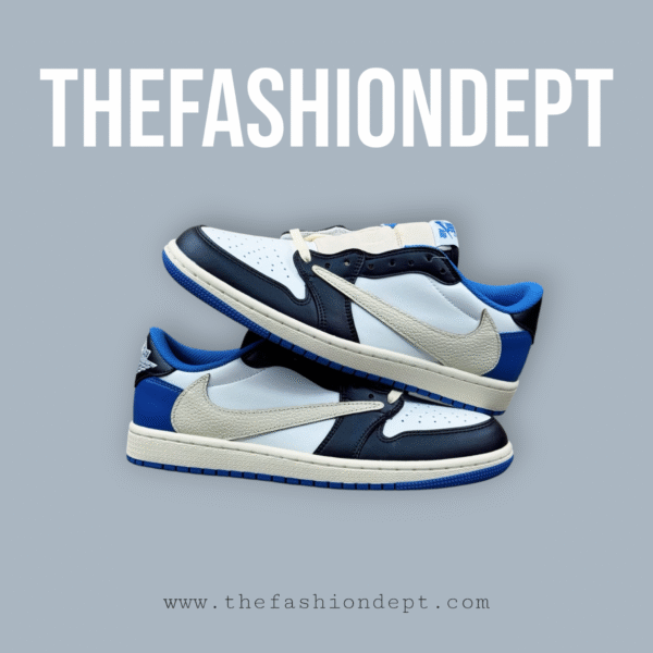 Travis Scott x Air Jordan AJ 1 Low OG Fragment Blue White