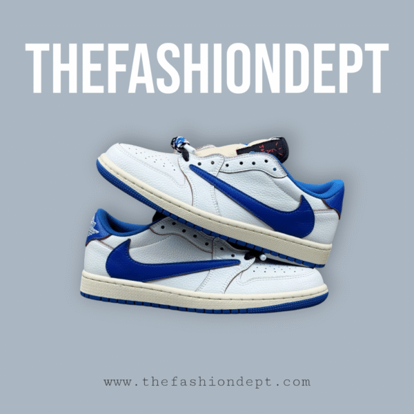 Travis Scott x Air Jordan AJ 1 Low OG Fragment White Blue