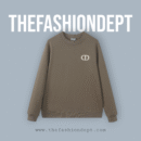 Sweater "CD" Emblem Brown Gray