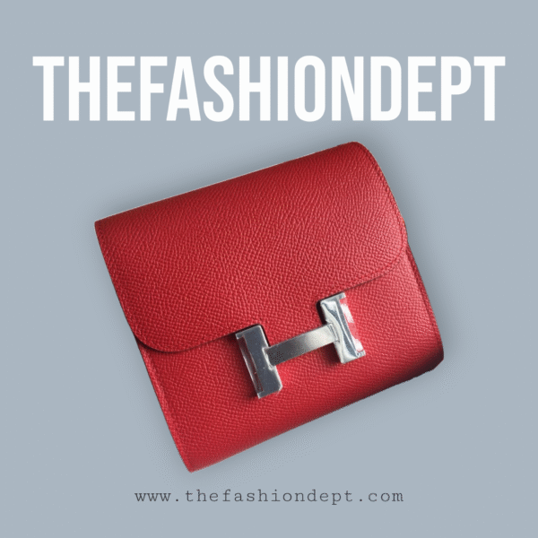 Constance compact wallet red