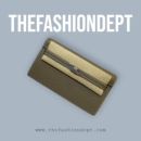 Kelly to go wallet brown, gold