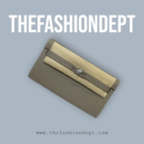 Kelly to go wallet brown, gold