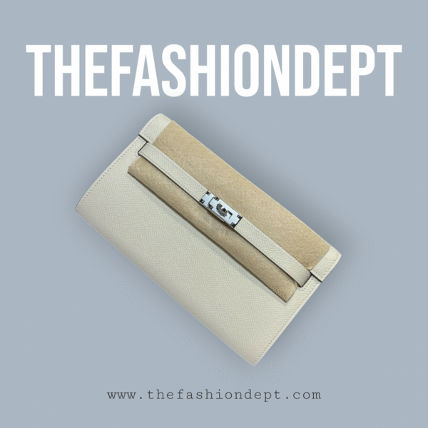 Kelly to go wallet white, silver