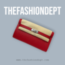 Kelly to go wallet red, silver