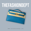 Kelly pochette swift rose silver