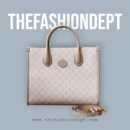 Interlocking G tote small GG supreme, white