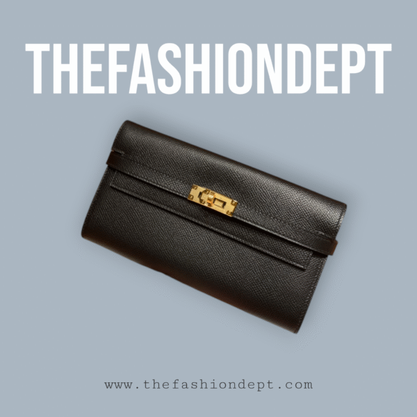 Kelly wallet black, gold