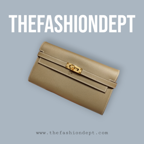Kelly wallet brown, gold - Image 6