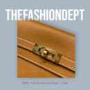 Kelly wallet brown, gold